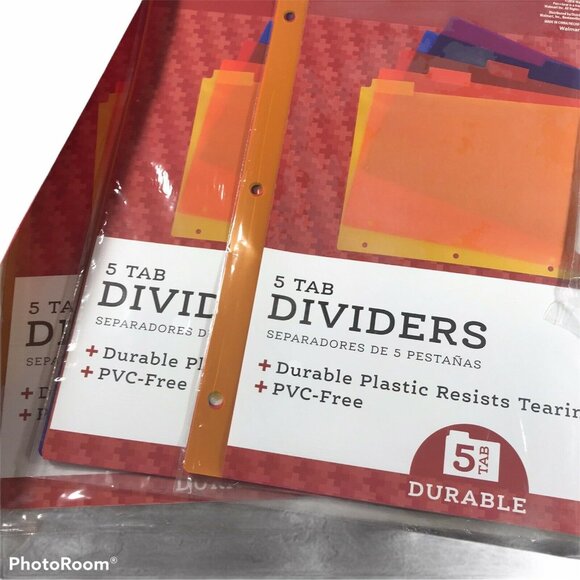 Notebook Lot Red 520 Sheet/Red 175 Sheet Notebook Paper Dividers Protectors - Picture 6 of 9